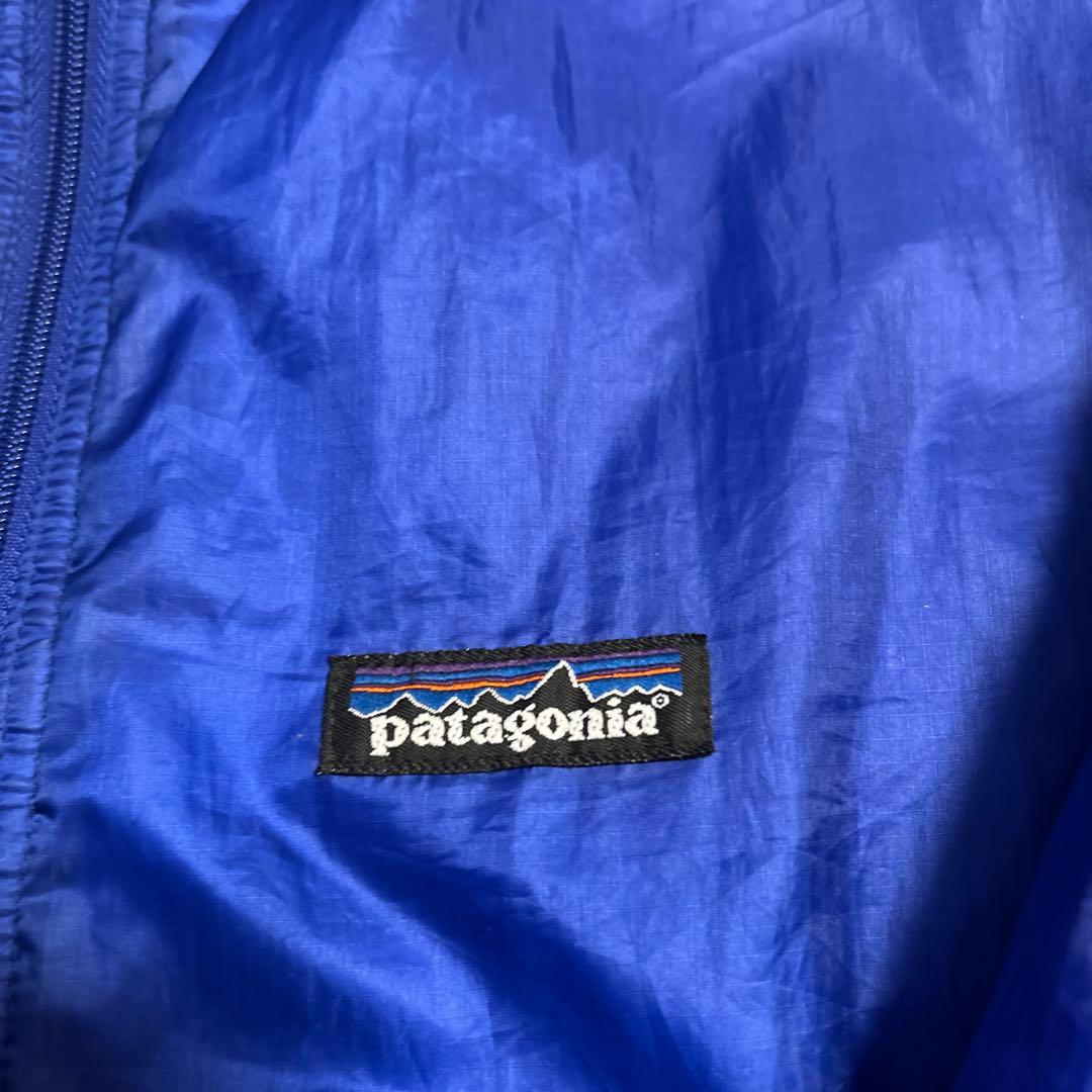 8*s様 【貴重】patagonia ブルー　ナイロンダウンジャケット
