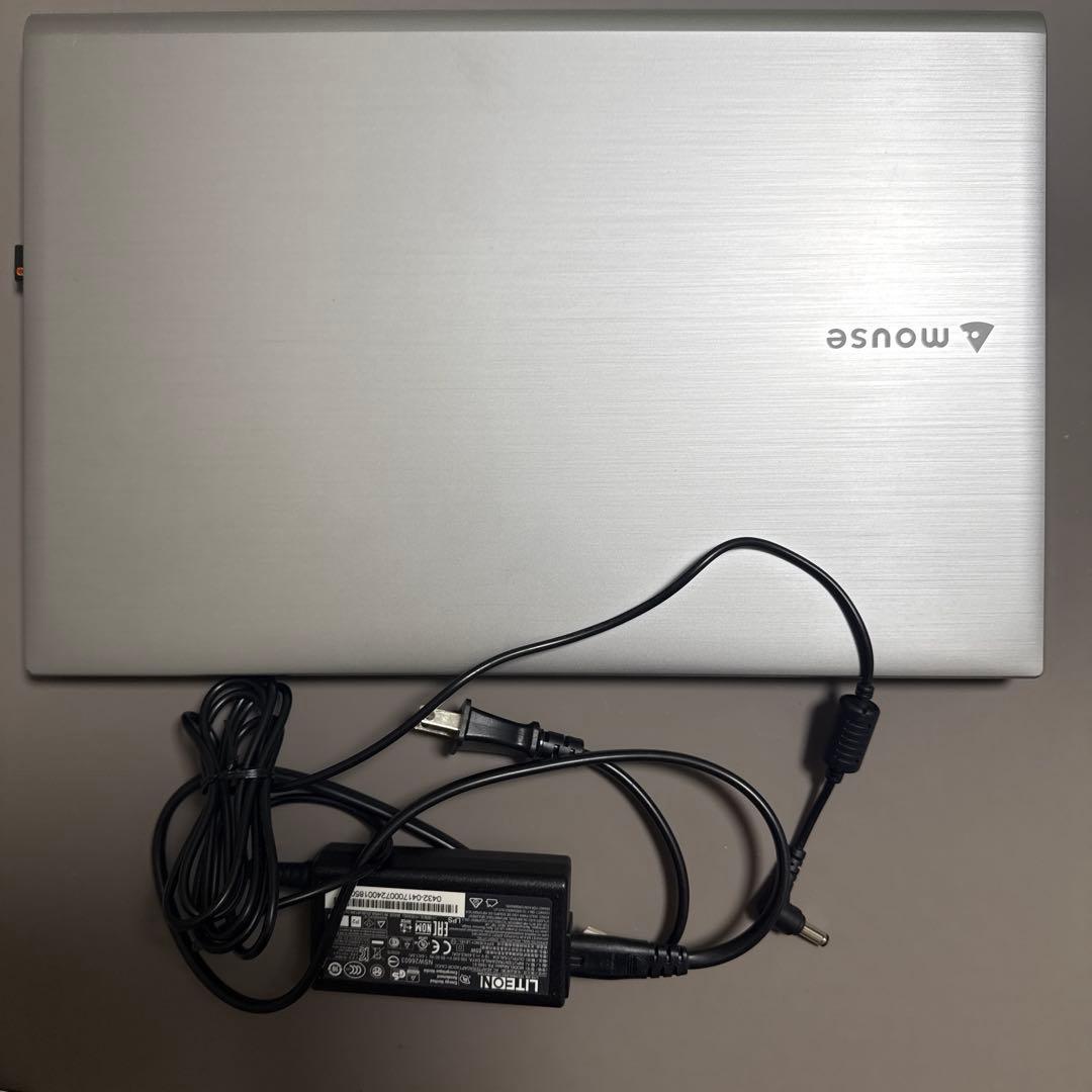 mouse ノートPC シルバー