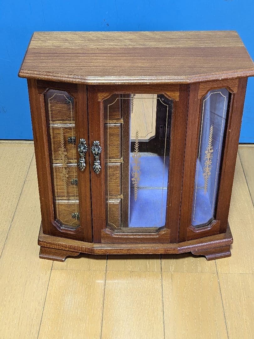 昭和レトロジュエリーボックスオルゴール愛の讃歌