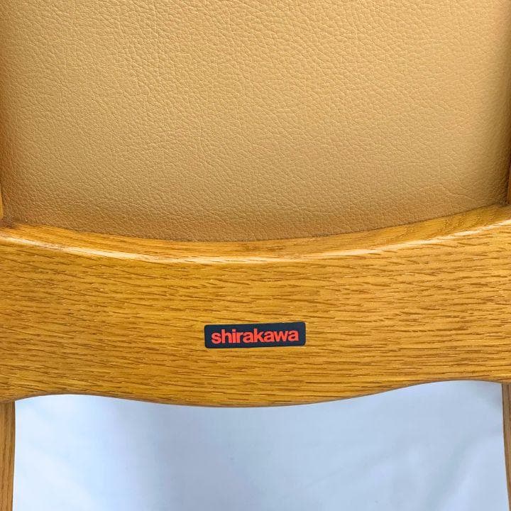 shirakawa シラカワ 肘付き ダイニングチェア レッドオーク 飛騨高山