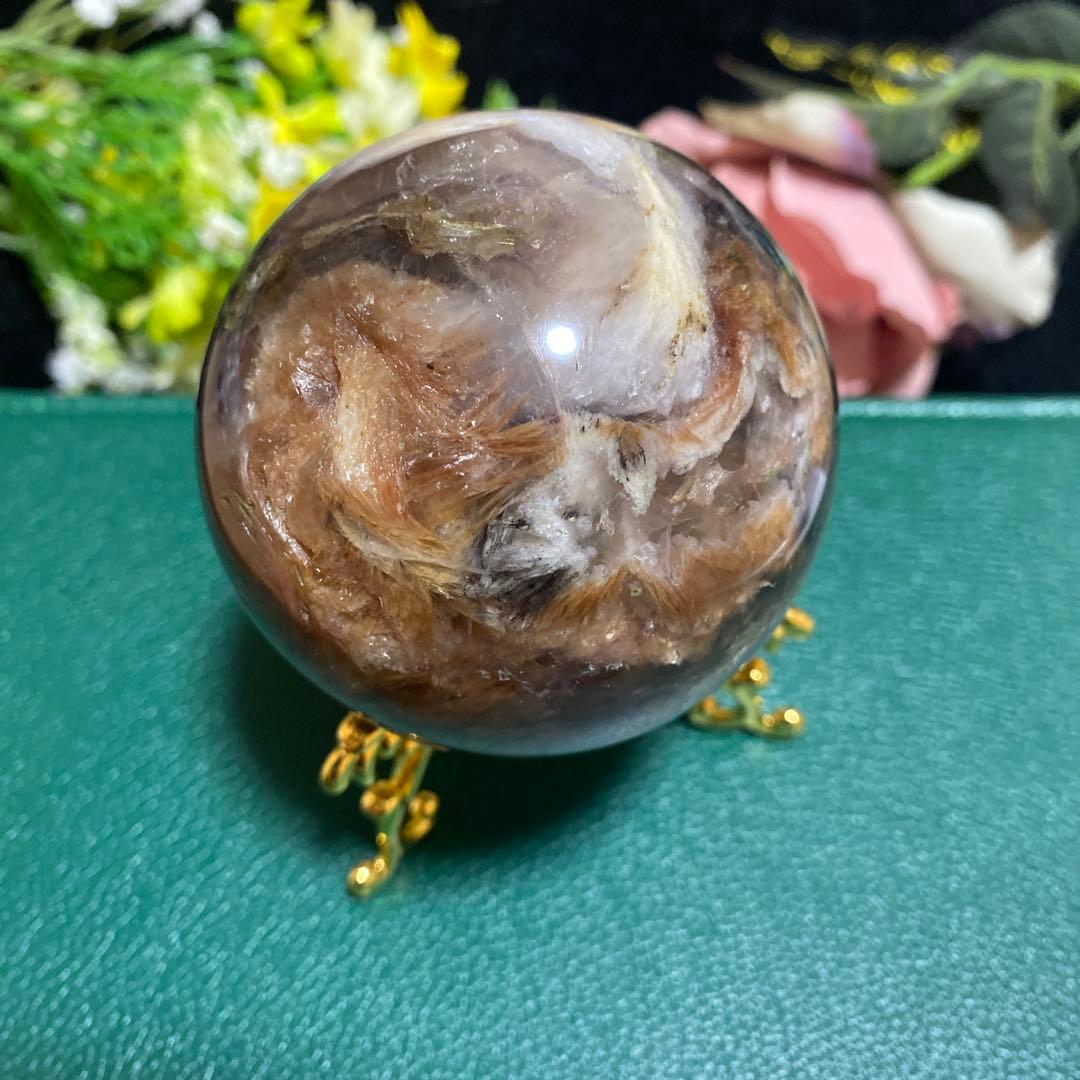レア インナーモンゴル産フローライト スフィア ❷