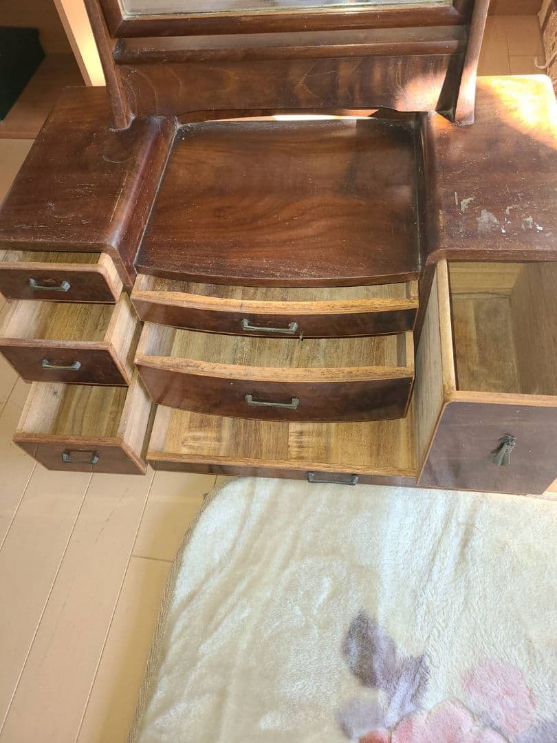 箪笥の松本【引取り限定】 鏡台 ドレッサー レトロ