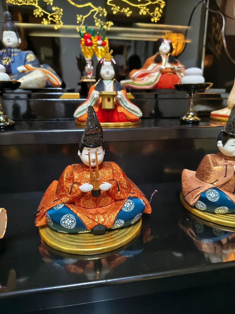 【引き取り限定】雛人形　七段飾り　木目込み　レトロ