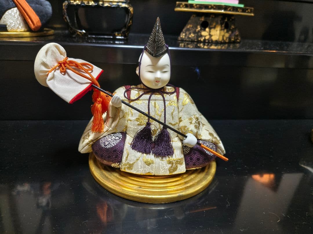 【引き取り限定】雛人形　七段飾り　木目込み　レトロ