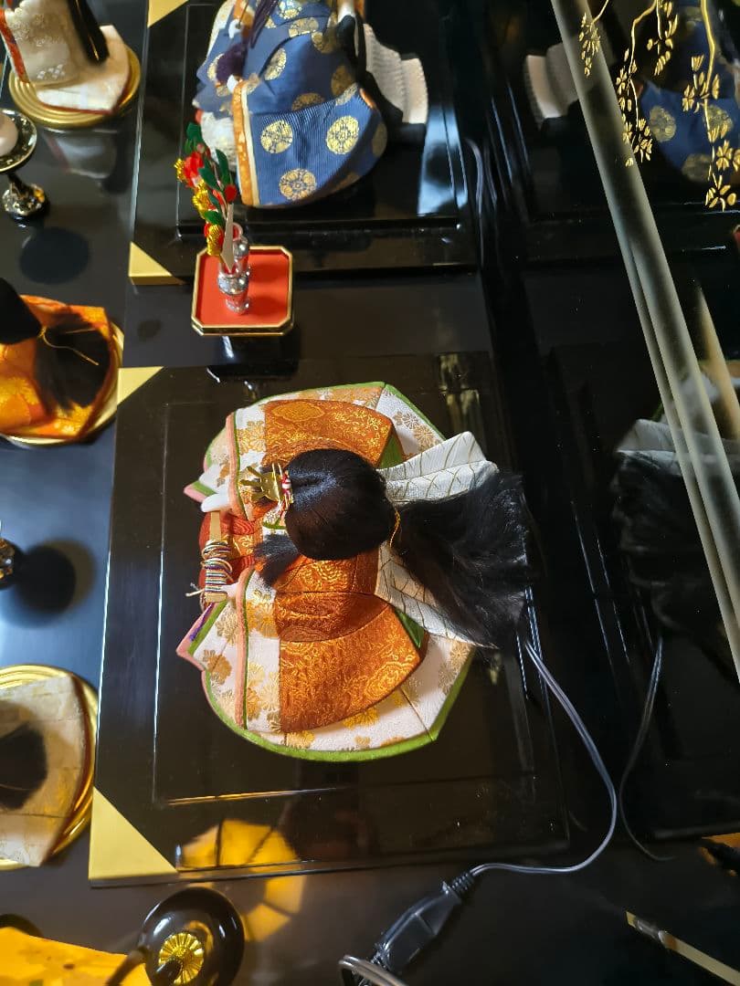 【引き取り限定】雛人形　七段飾り　木目込み　レトロ