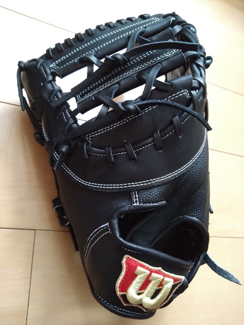 Wilson　硬式左投げファーストミット　ブラック　WBW101120ウィルソン