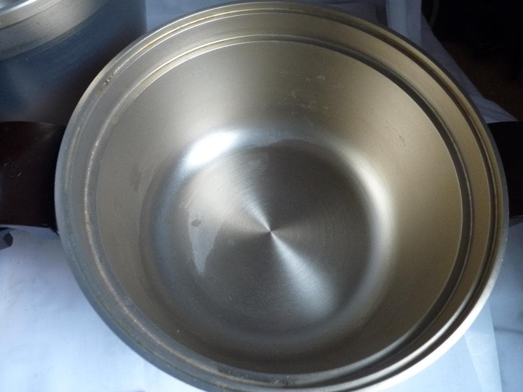 しばのキッチンゴールド鍋セット 径26、高さ18/13/8.5ｃｍ