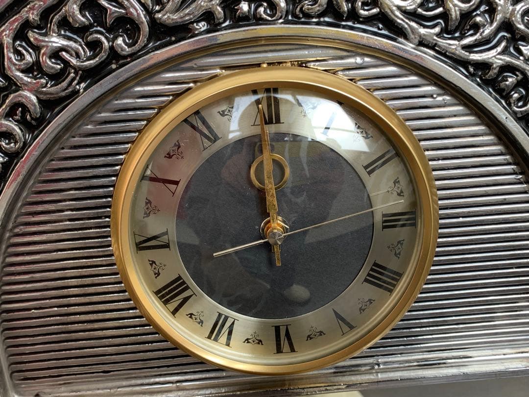 【激レア】SUPER NIKKA 非売品 ヴィンテージ ミラー時計 鏡時計 大型