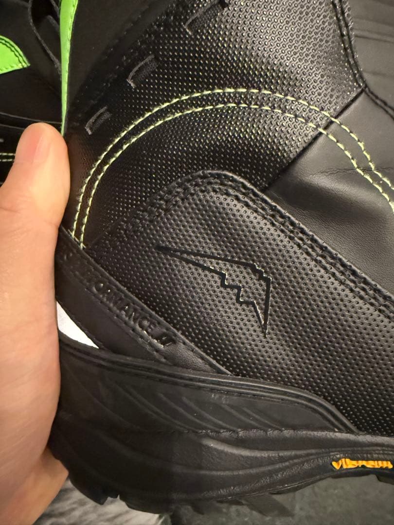 クシタニ、カワサキコラボBOAシステム搭載 バイク用靴 黒/緑