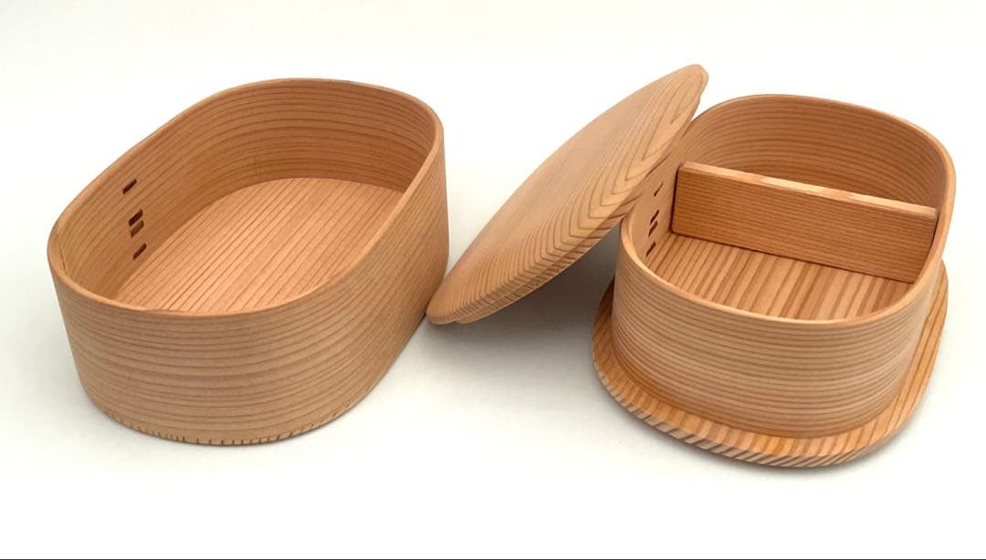 柴田慶信商店　つくし弁当箱　入れ子　未使用