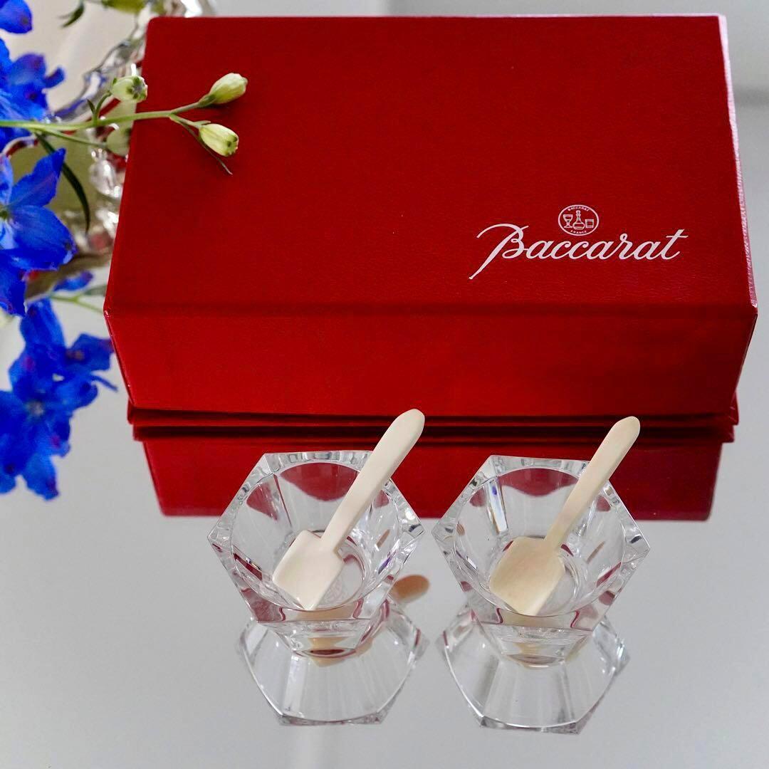 美品★オールド バカラ アルクール ミズーリ ソルト＆ペッパー 塩胡椒入れ 希少