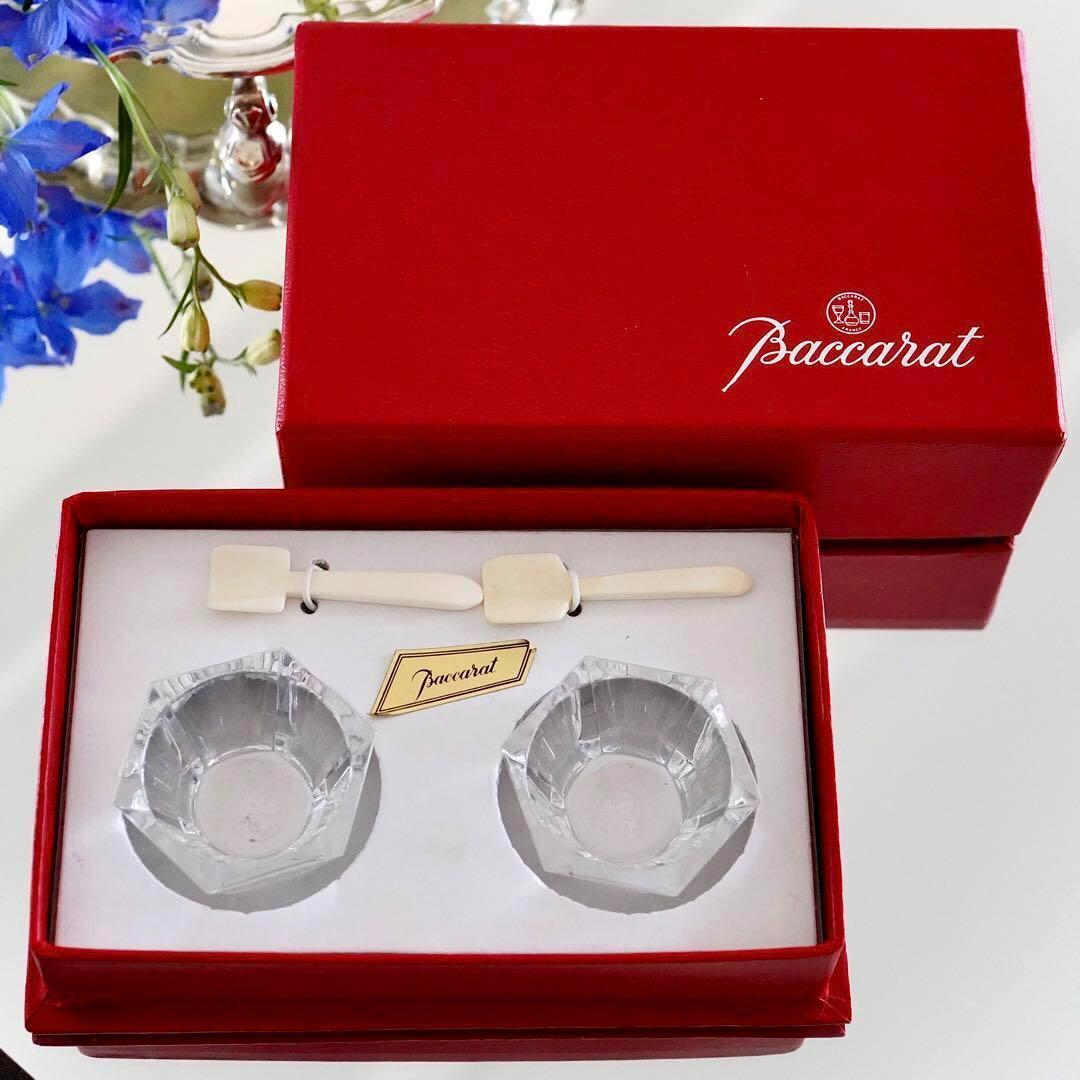 美品★オールド バカラ アルクール ミズーリ ソルト＆ペッパー 塩胡椒入れ 希少