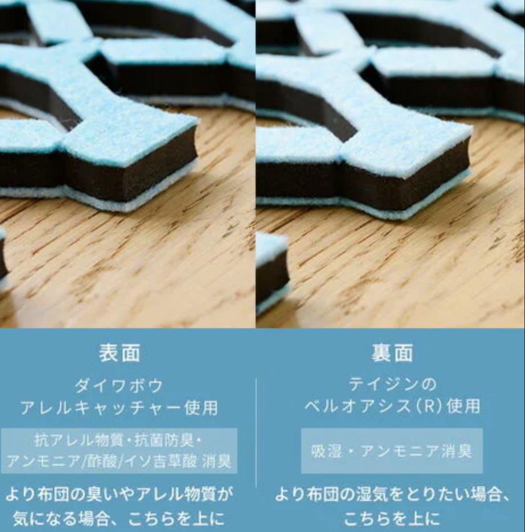 すのこ型吸湿マット エアジョブ　ダブルサイズ