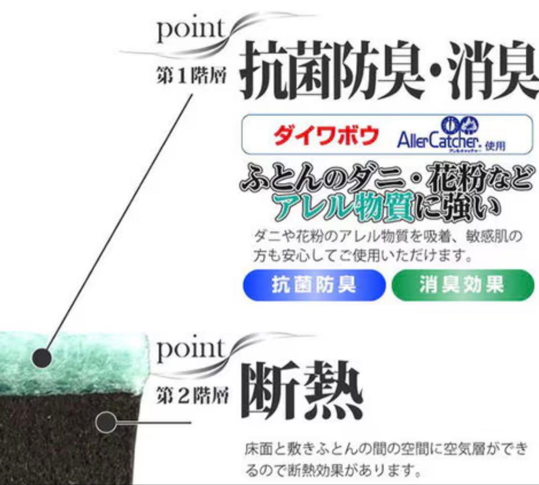 すのこ型吸湿マット エアジョブ　ダブルサイズ