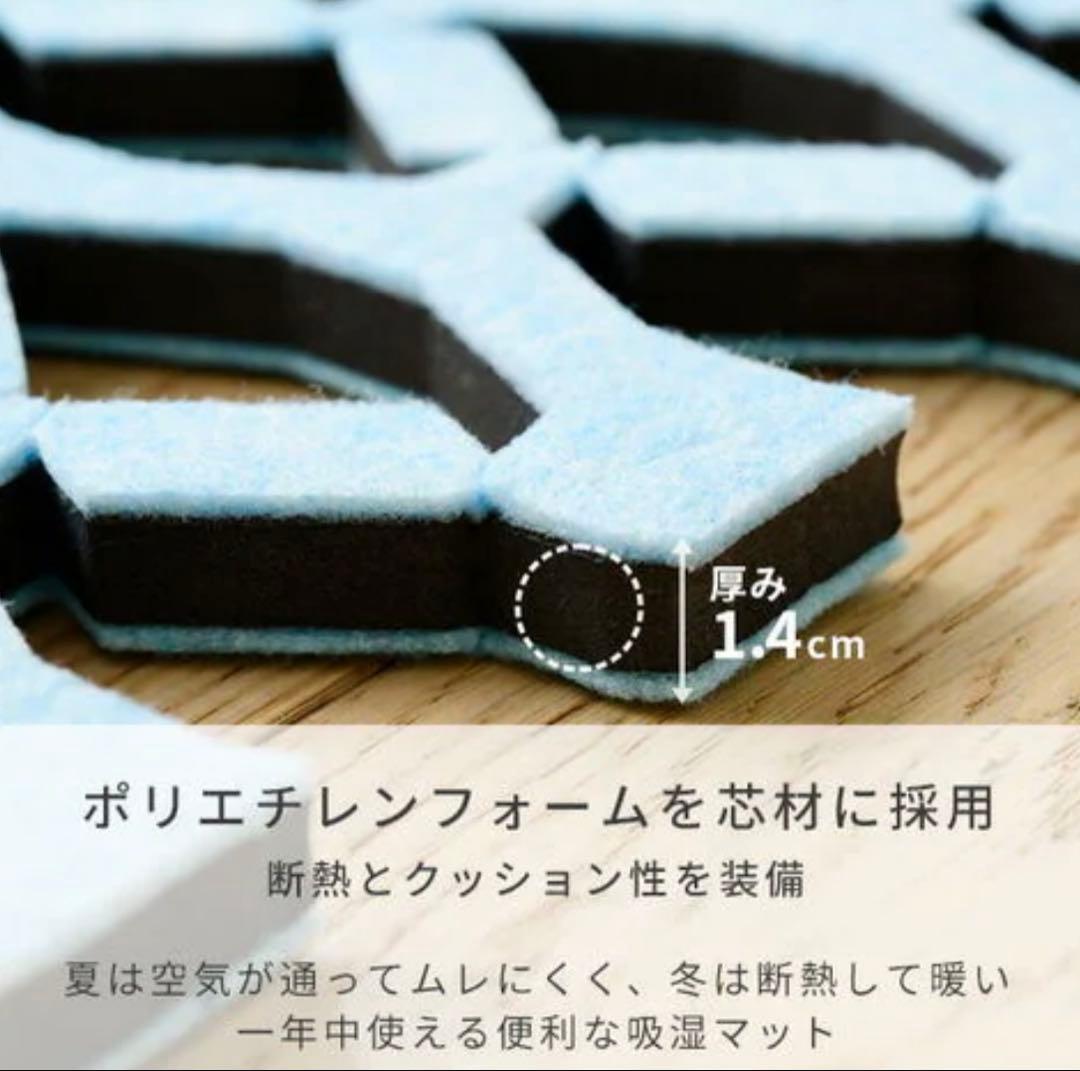 すのこ型吸湿マット エアジョブ　ダブルサイズ