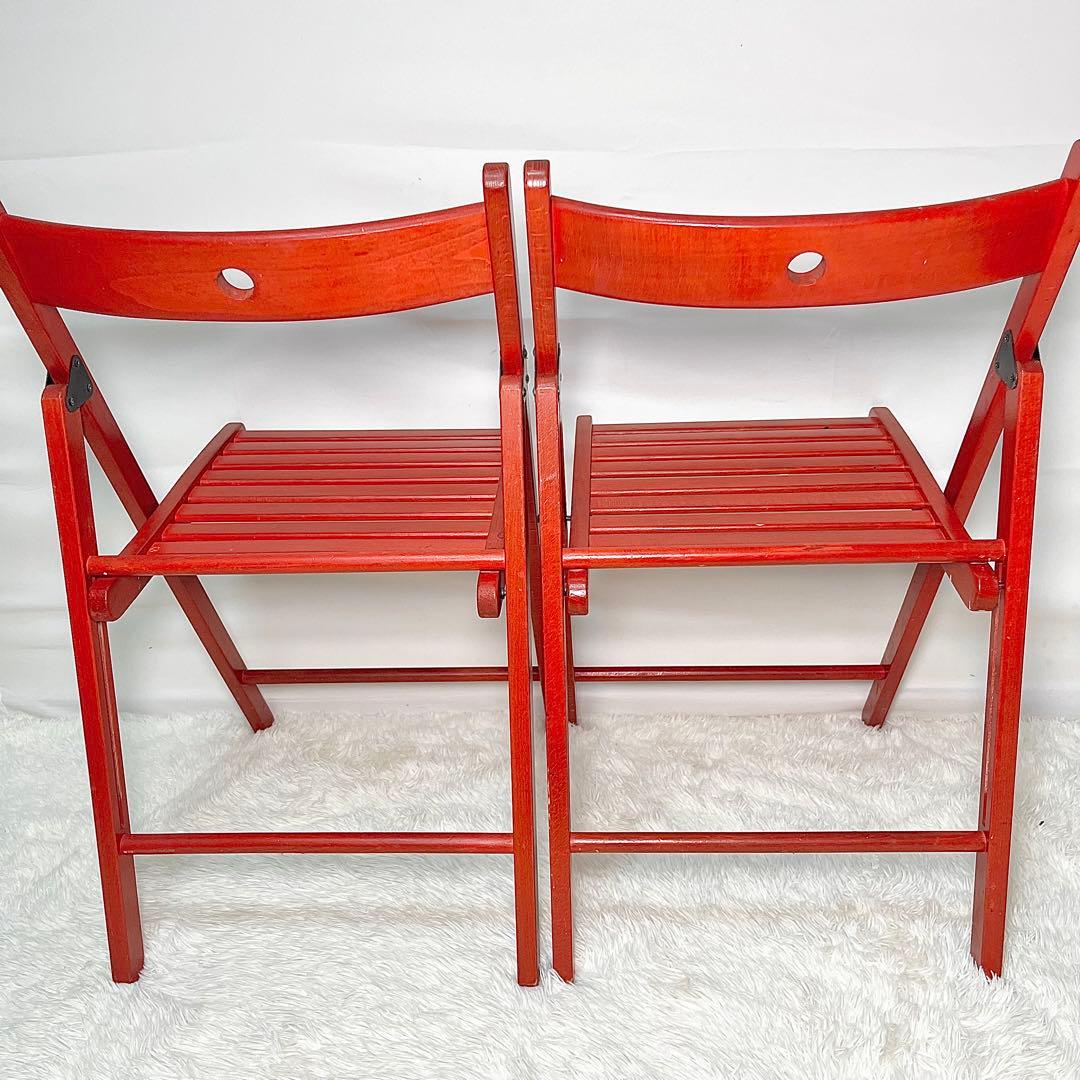 IKEA イケア TERJE テリエ 折りたたみチェア 4脚セット