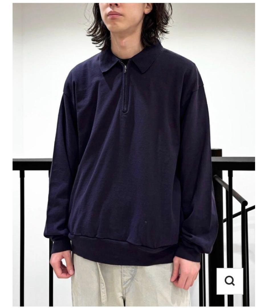 【完売/新品未使用】blurhms Silk Nep HalfZip Shirt