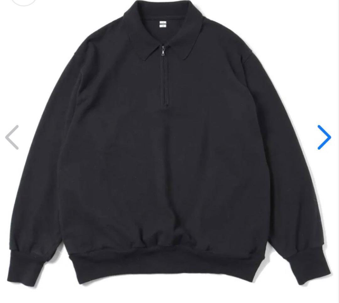 【完売/新品未使用】blurhms Silk Nep HalfZip Shirt