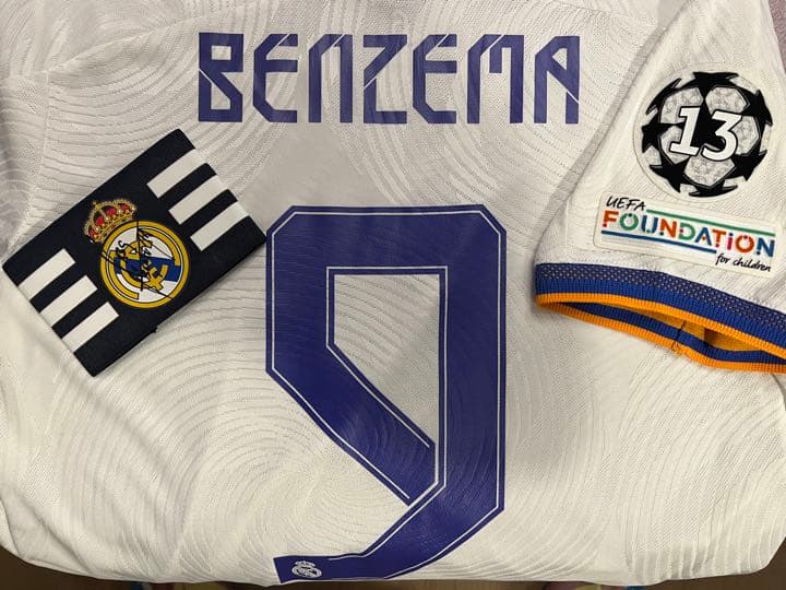 バロンドール初受賞　カリム・ベンゼマ　選手支給品