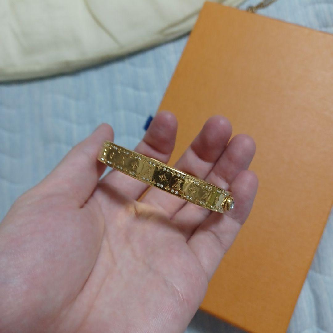 LOUIS VUITTON バングル　リジッド　ナノグラム