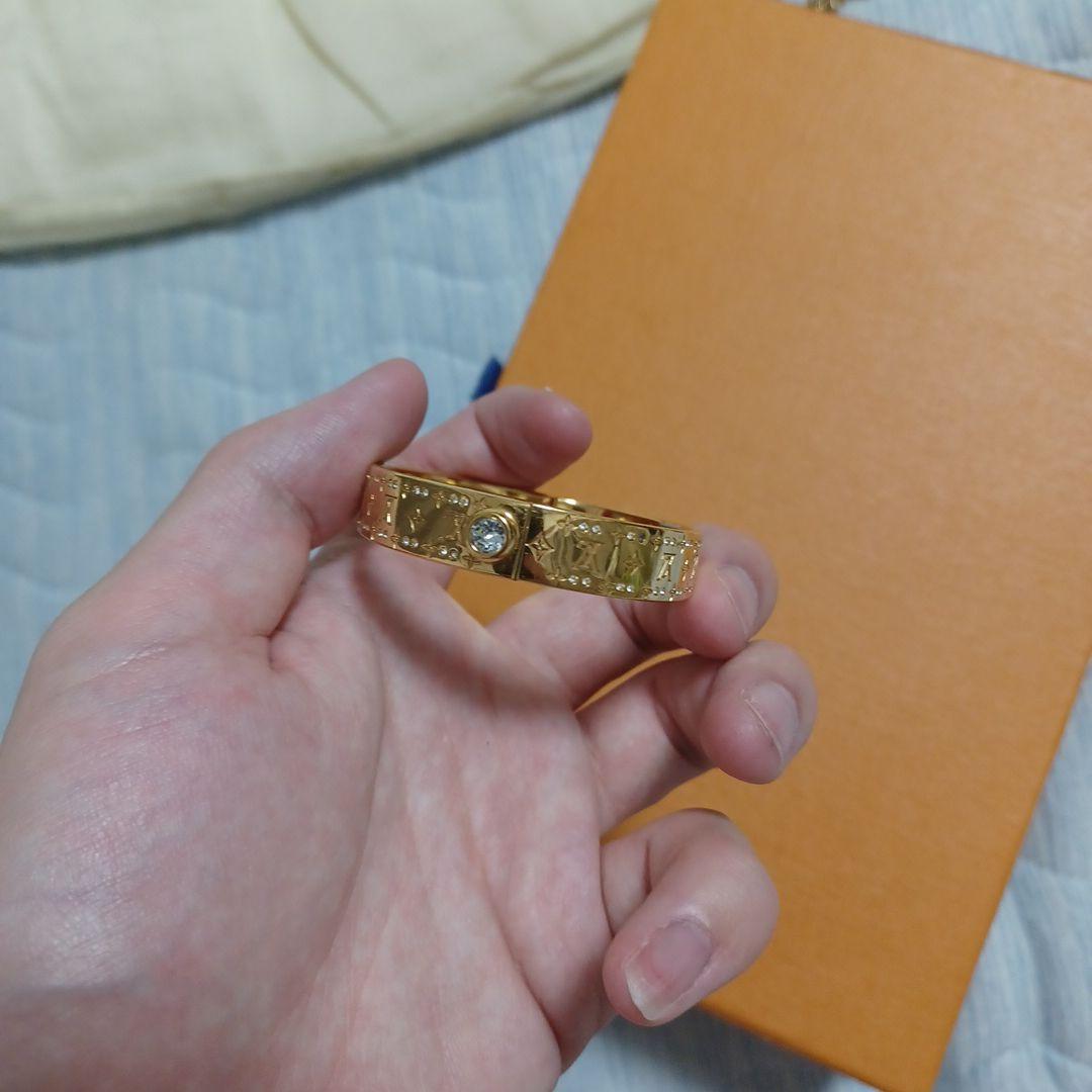 LOUIS VUITTON バングル　リジッド　ナノグラム