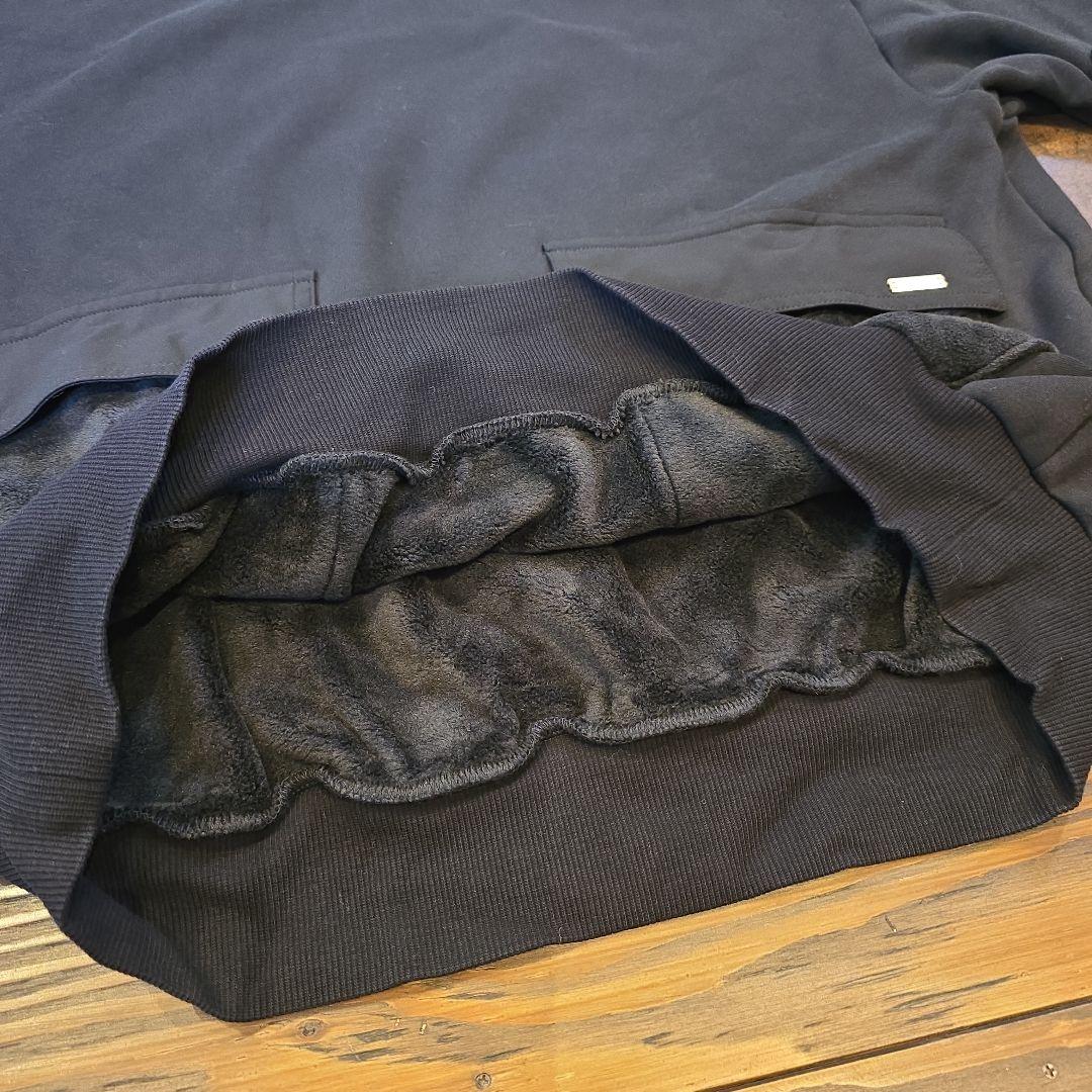 ブルーレーベルクレストブリッジ　ジャージープルオーバー　黒　38