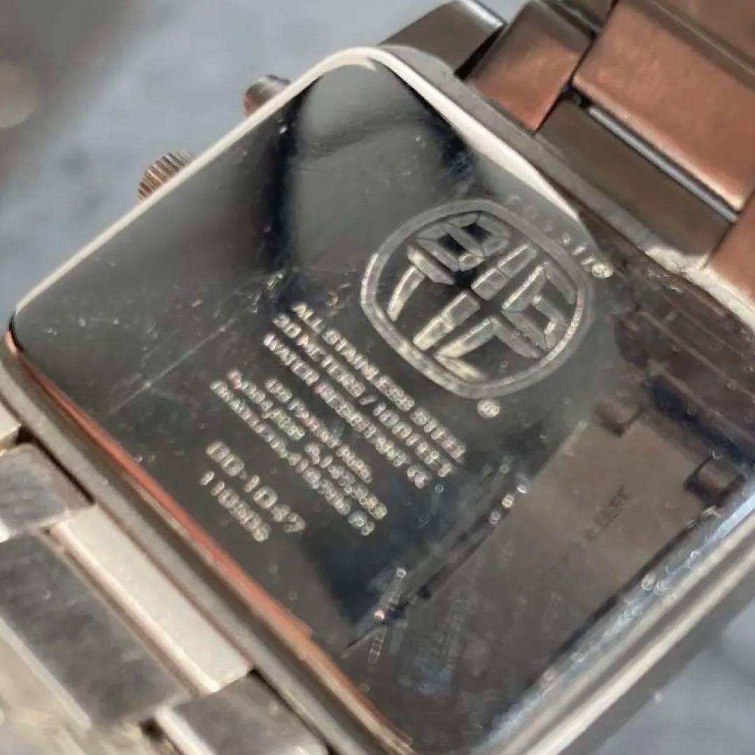 fossil big tic watch アナデジ y2k スクエア