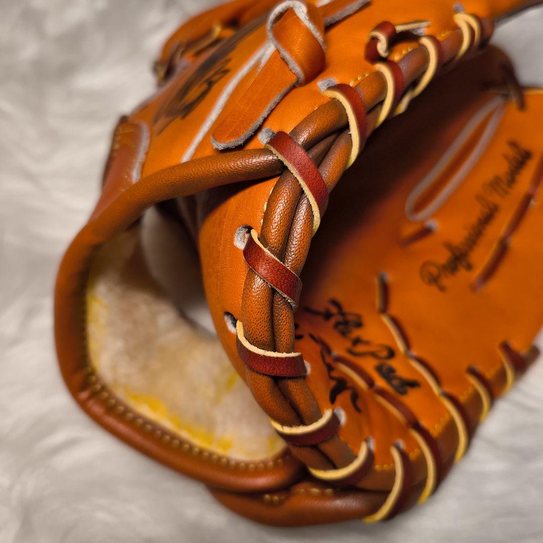 美品 希少 サンアップ Sun up 軟式 一般 グローブ 左手用(右投)