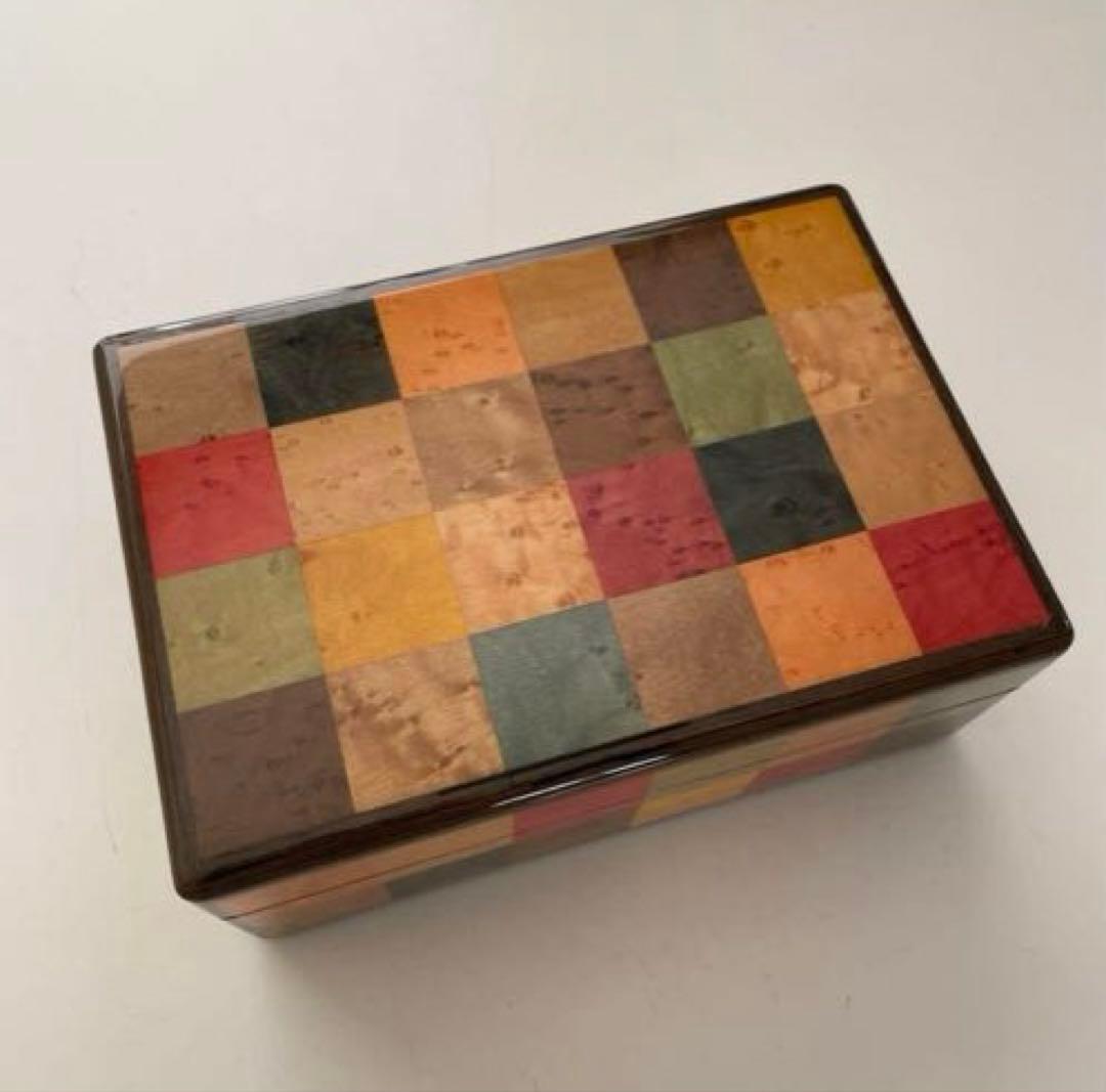 最終！HERMESラッカーウッドボックス〜アクセサリーボックス美品