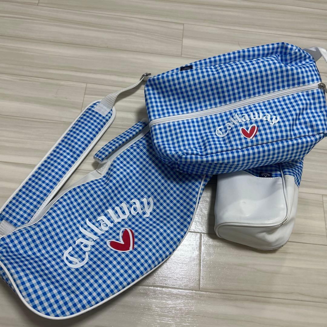 【セット】キャロウェイ　ラブキャロウェイ　クラブケース　シューズケース