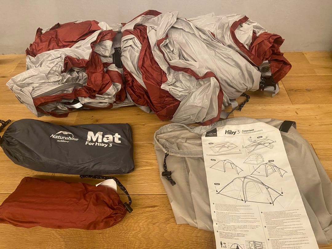 【美品】Naturehike Hiby3 ネイチャーハイク　テント