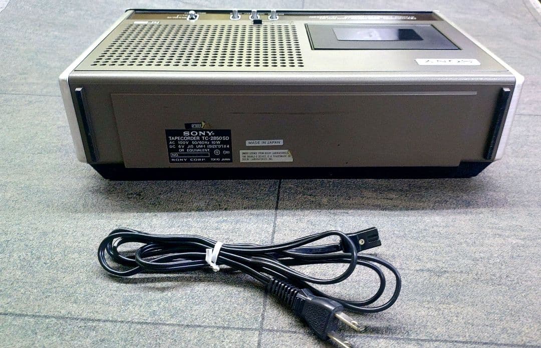 【SONY】TC-2850SD　カセットデンスケ　美品　 OD3