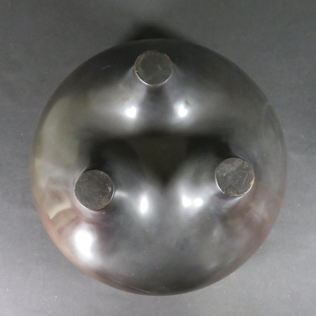 風炉 美品 道安風炉 平丸風炉 茶道具 茶器 銅 お稽古 茶の湯