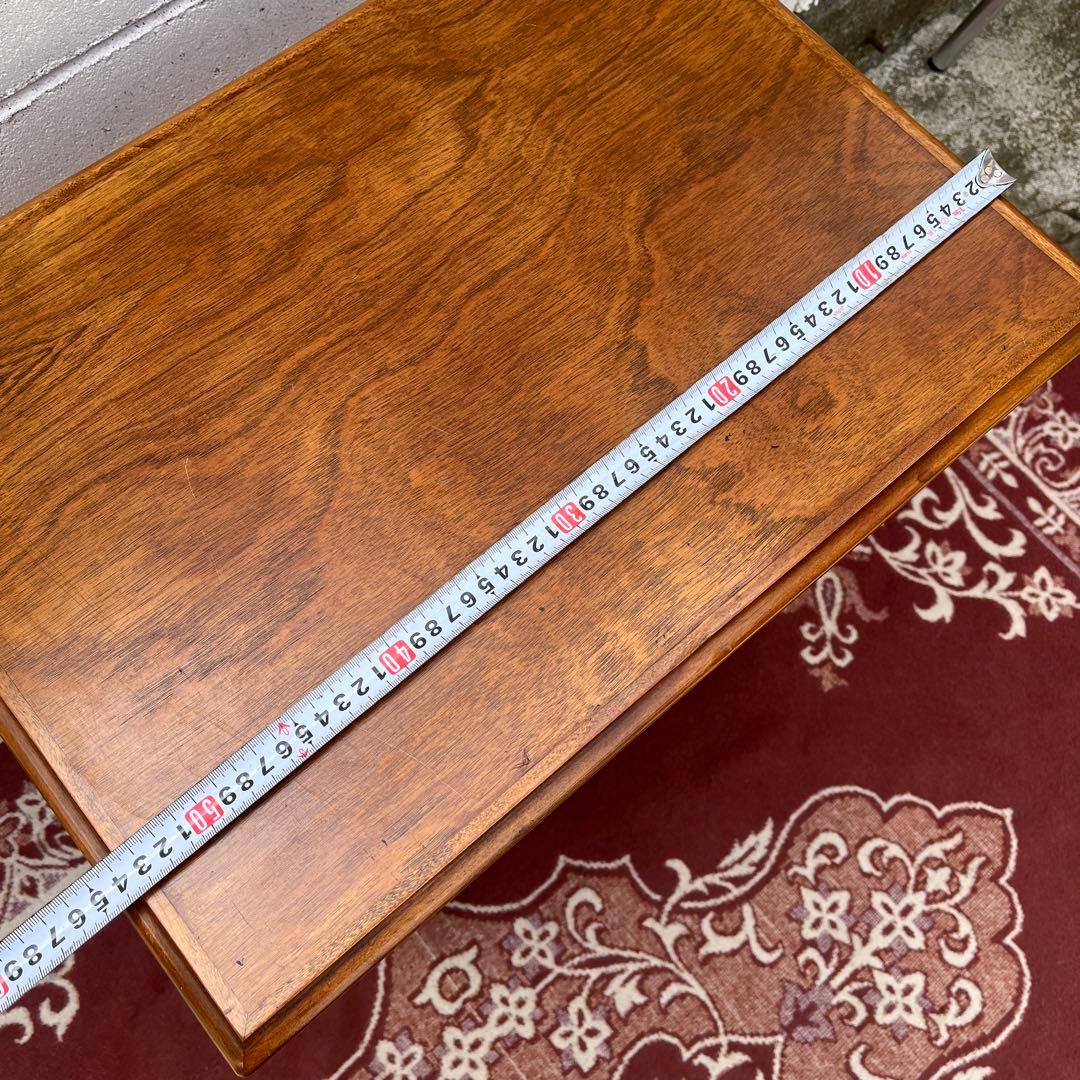 古家具ビンテージ品◾️引き出し付き 飾り棚 ディスプレイ棚 電話台 木製家具