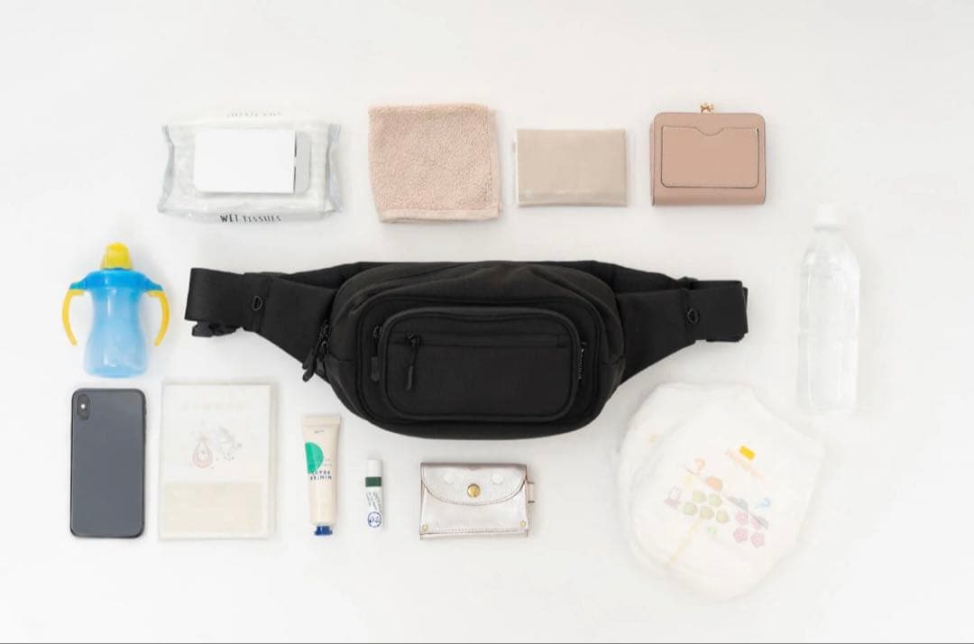 最！最終値下げ　POMULU 2wayヒップシート　ナチュラルアイボリー