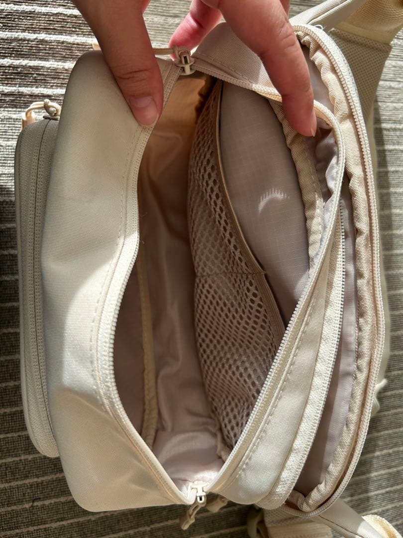 最！最終値下げ　POMULU 2wayヒップシート　ナチュラルアイボリー