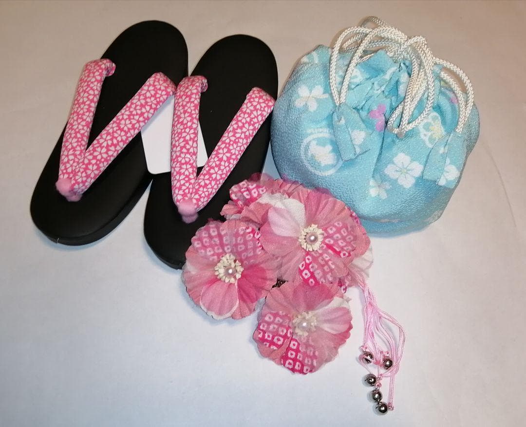 ポンポネット＆JAPAN STYLE 七五三 3歳.着物.被布女の子セット 3⑬