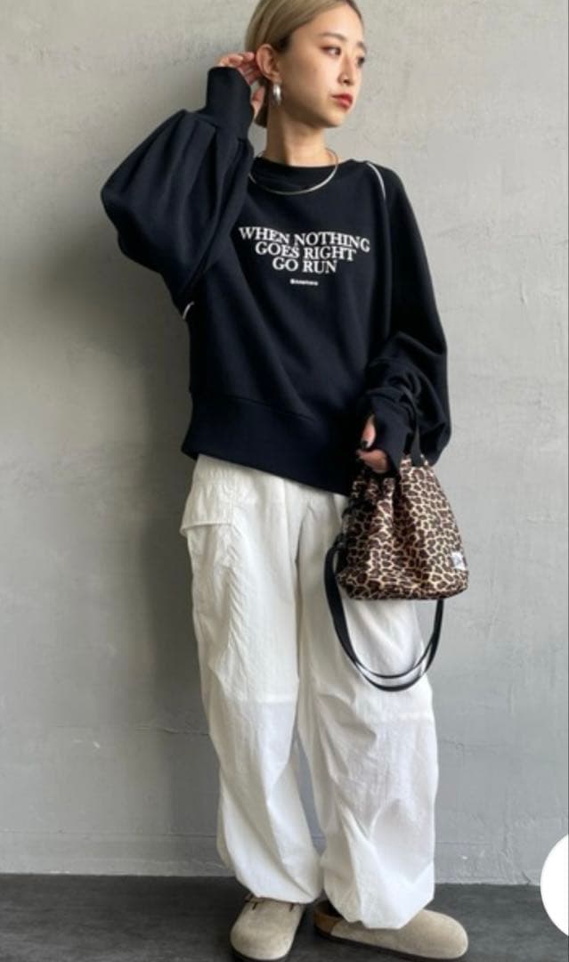 Americana JEANS FACTORY ボリュームスリーブ スウェット