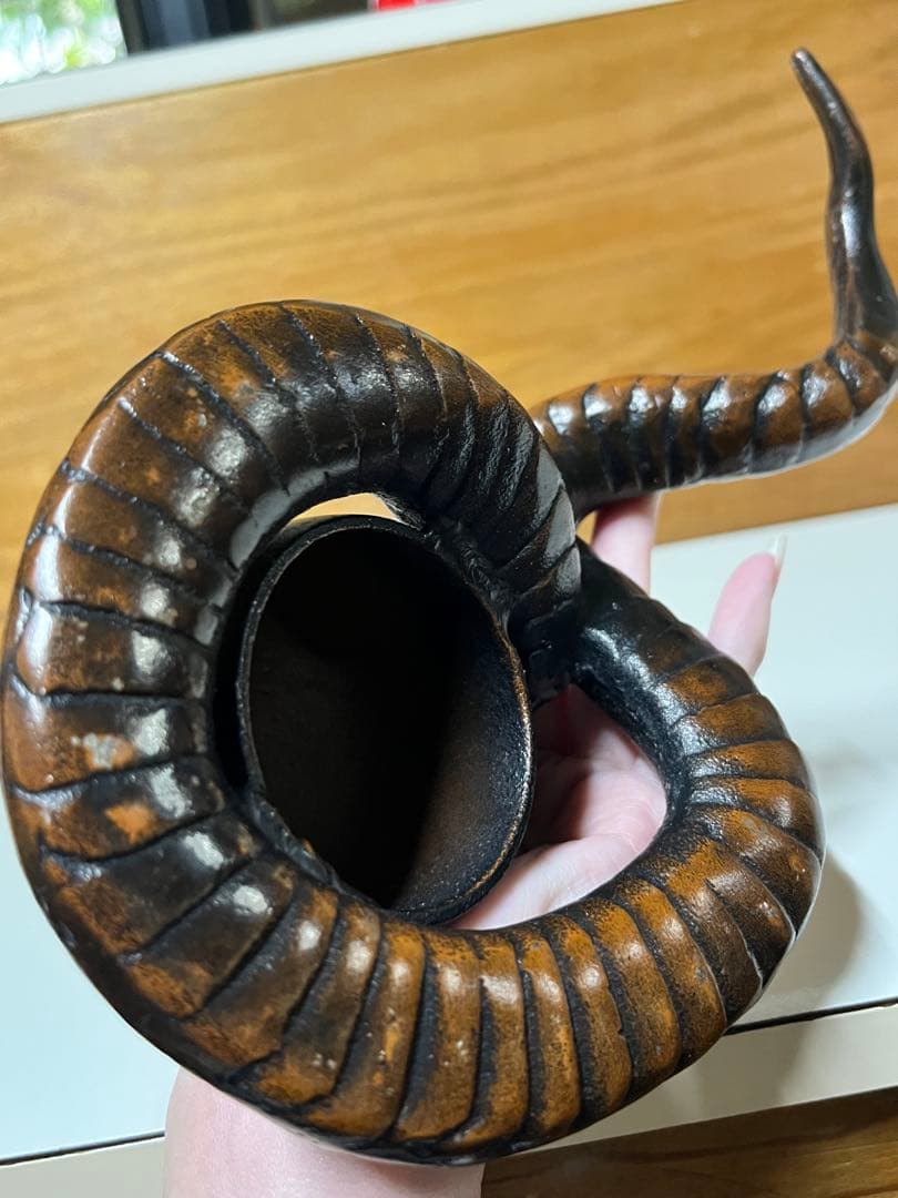 蛇　置物　アンティーク　金属　【匿名配送】