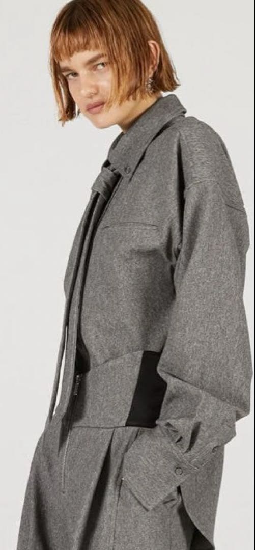 値下げPRANK PROJECT ネクタイ付きシャツ グレー