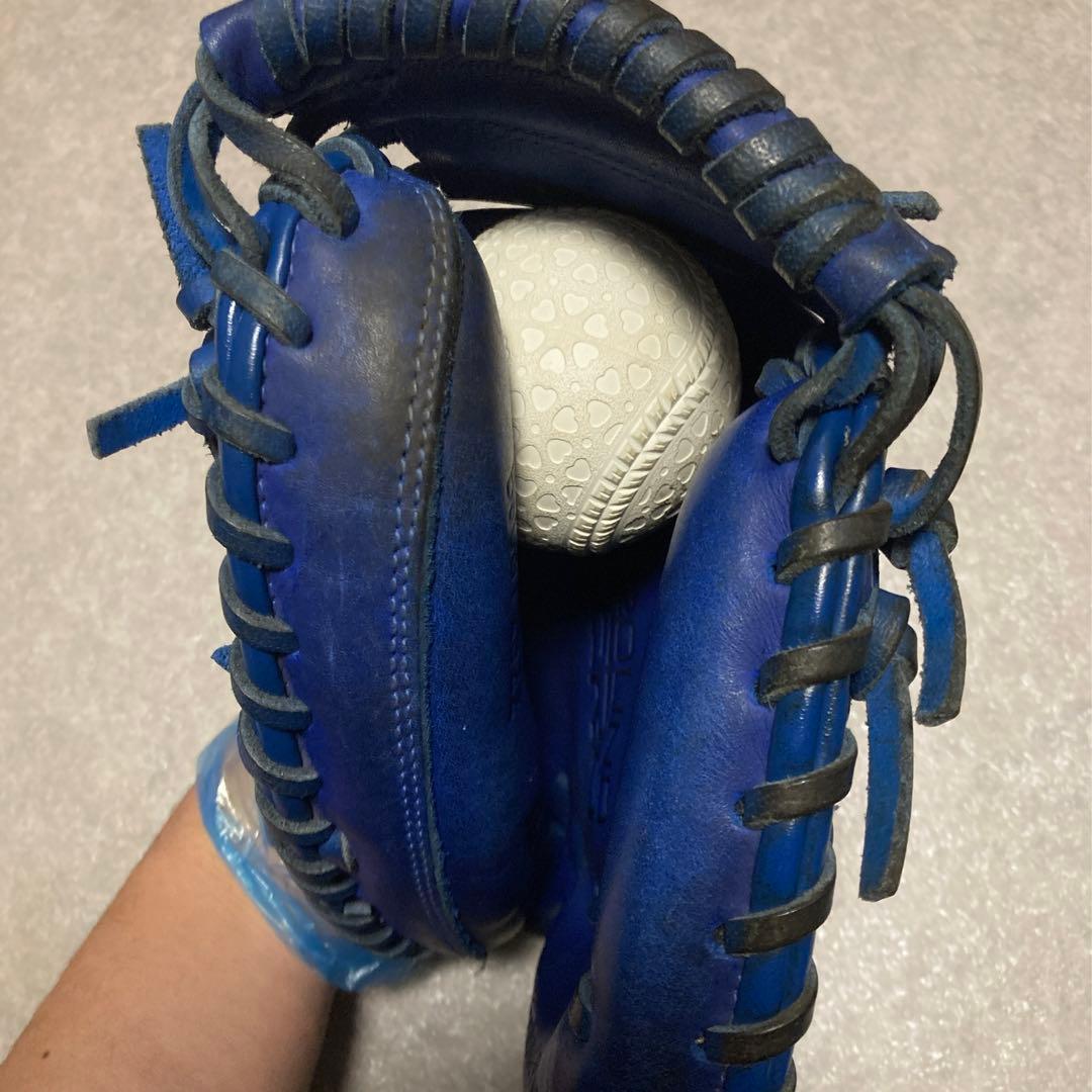 ZETT 少年 軟式 捕手 野球 グローブ 子供用 キャッチャーミット 人気の青