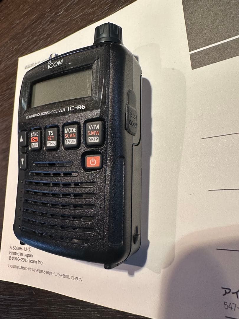 アイコム IC-R6とCS-R6セット