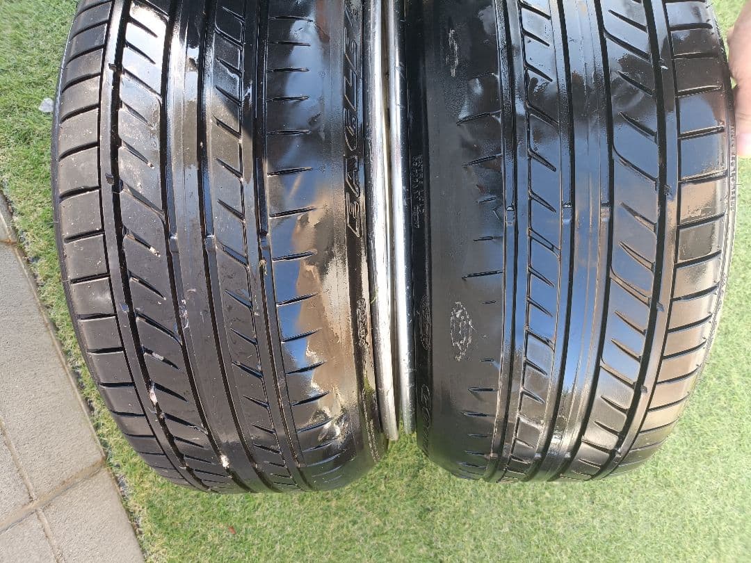 work ラスターレ19インチ 8.0J2本 9.0J2本の4本セット