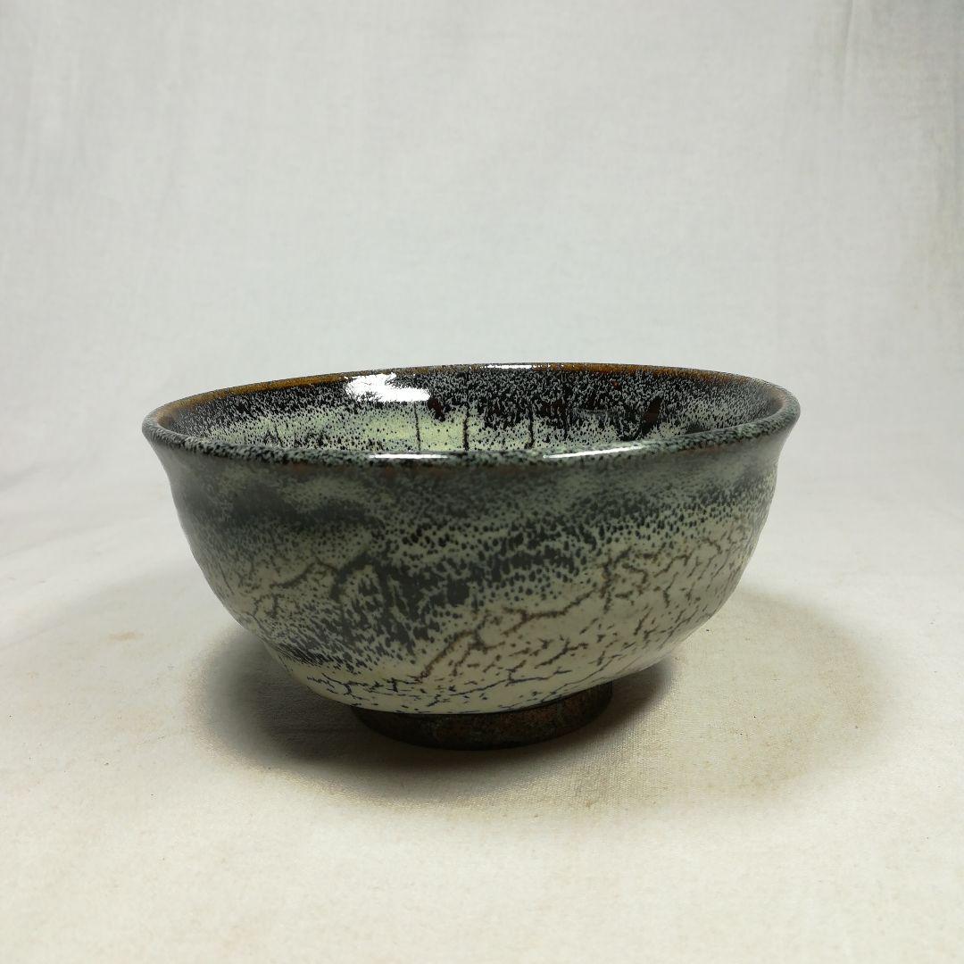 朝鮮唐津　柳孝雄作　茶碗　共箱　茶道具