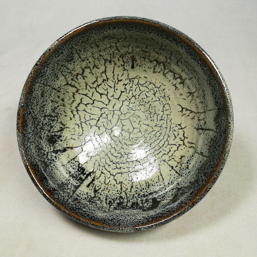 朝鮮唐津　柳孝雄作　茶碗　共箱　茶道具