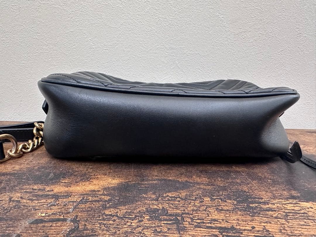 【良品】GUCCI GGマーモントショルダーバック