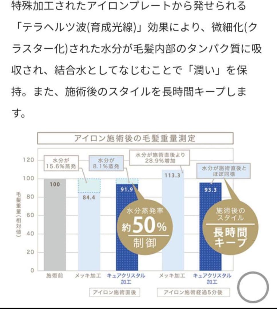 1度使用★極美品★ホリスティックキュア マグネットヘアプロ ストレートアイロンS