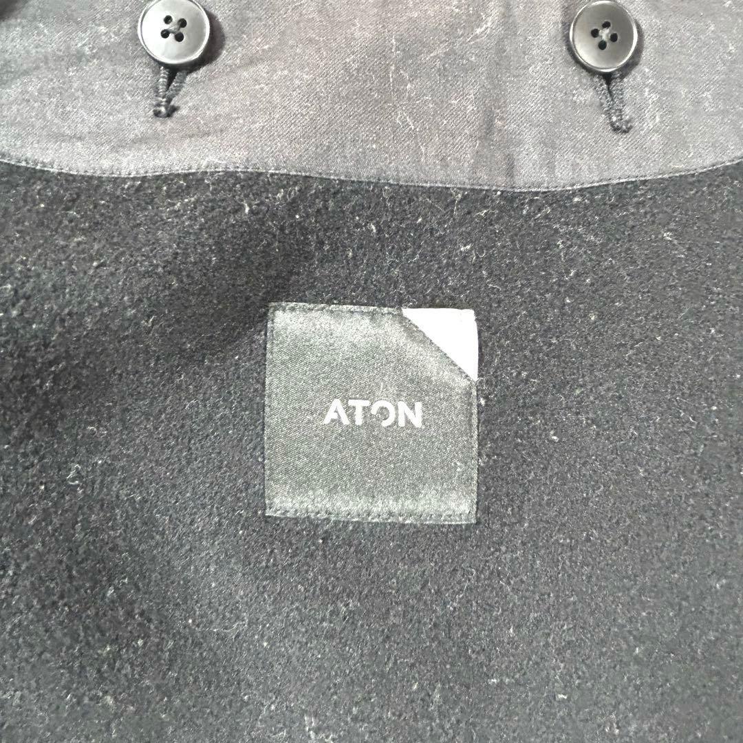 ATON VENTILE NYLON SHORT MODS COAT 02 黒