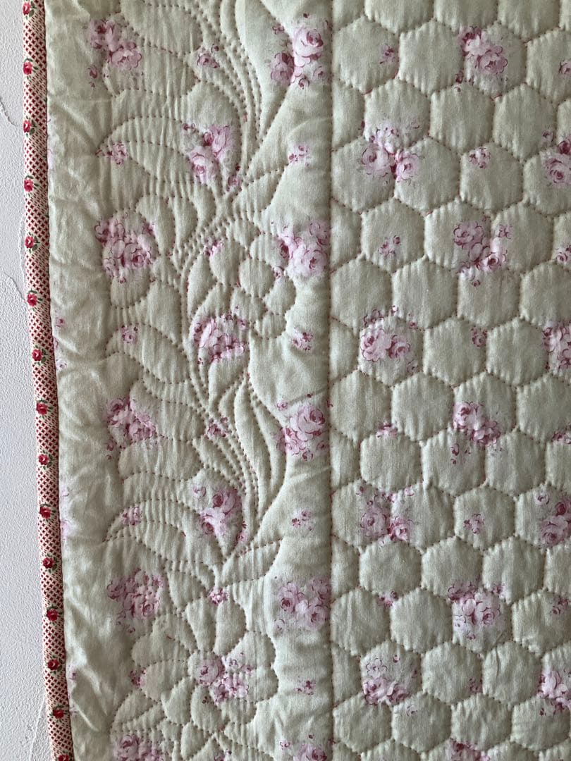 ハンドメイド ヘキサゴン ベッドカバー タペストリー