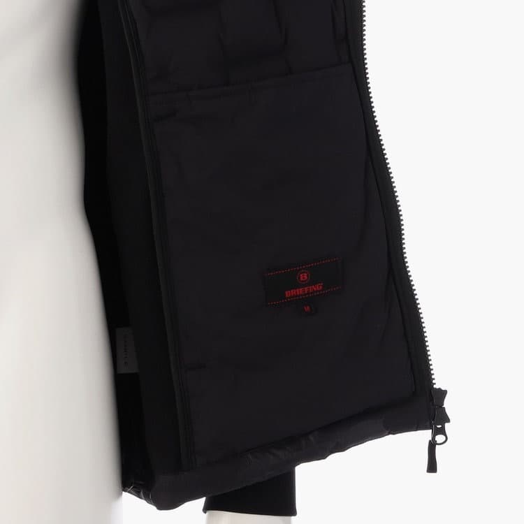 BRIEFING MEN’S HYBRID DOWN PARKA BLACK